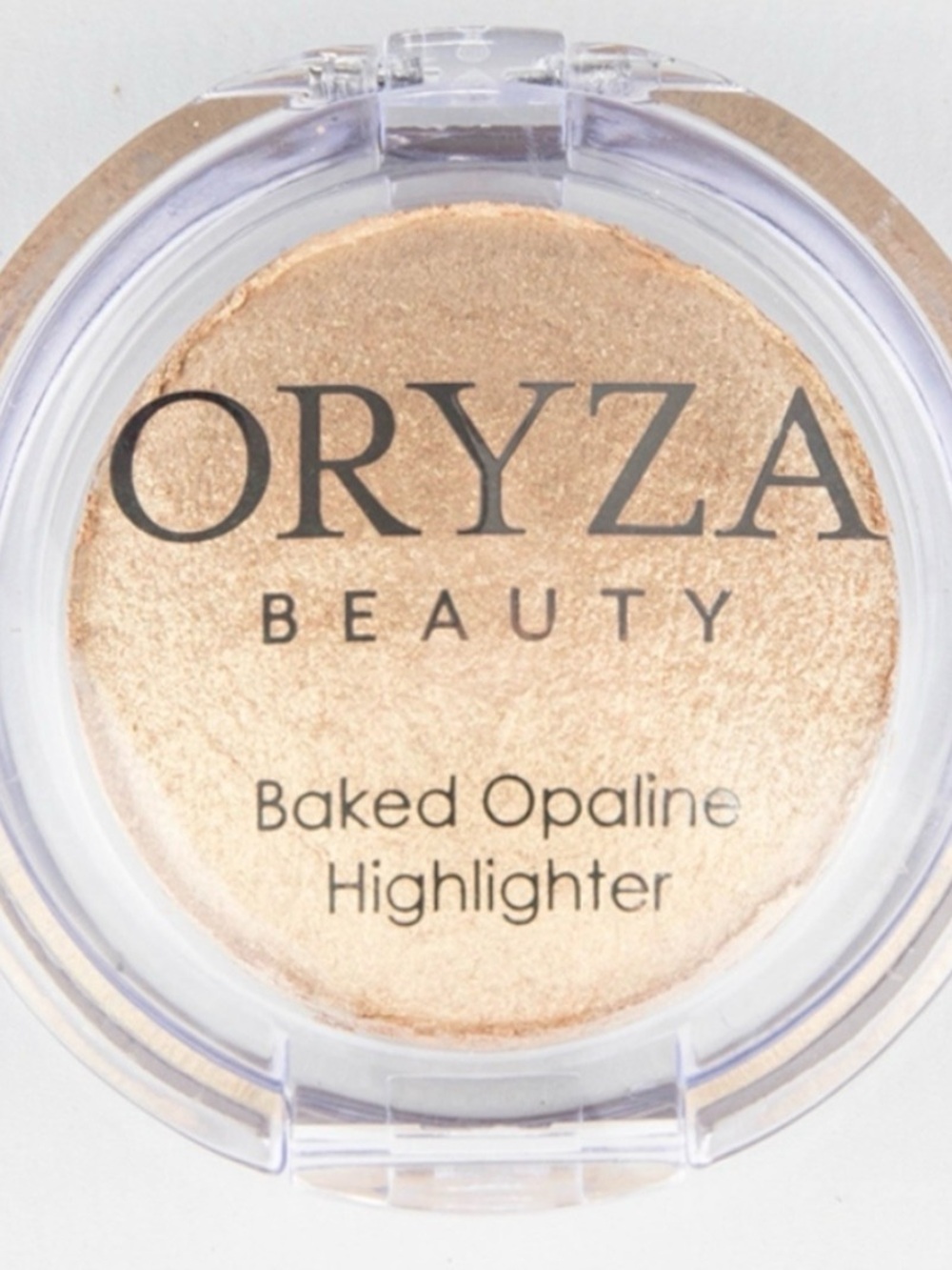 Oryza Beauty Baked Opaline Highlighter — Champagne Gold Glow